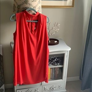 Red Coral WHBM dress.  NWT
